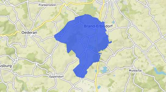 Bodenrichtwertkarte Brand Erbisdorf